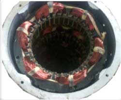 Estator del generador de turbina turgo